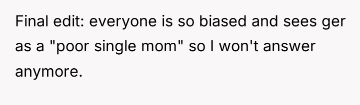 Final edit: everyone is so biased and sees ger as...