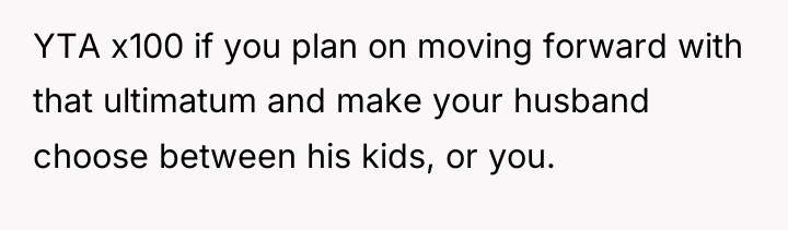 YTA x100 if you plan on moving forward with that...
