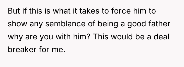 But if this is what it takes to force him...
