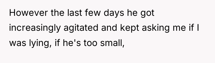 However the last few days he got increasingly agitated and...
