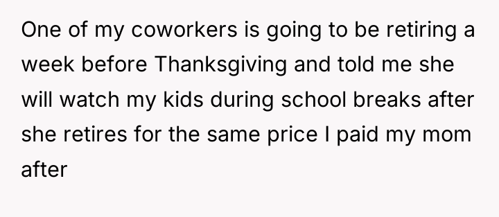 One of my coworkers is going to be retiring a...