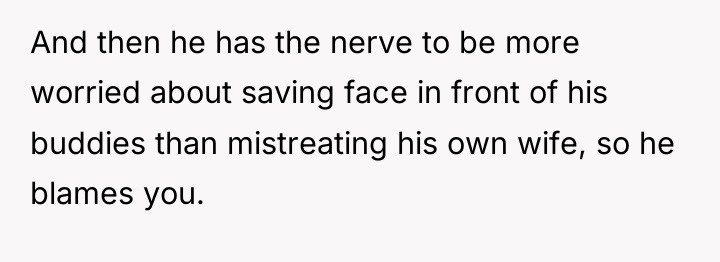 And then he has the nerve to be more worried...