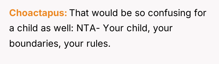 Choactapus That would be so confusing for a child as...