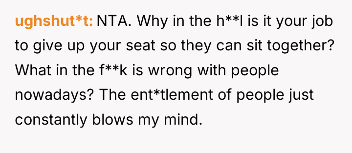 ughshut*t NTA. Why in the h**l is it your job...
