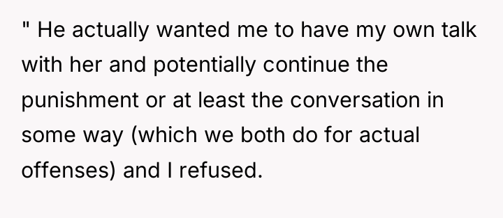 " He actually wanted me to have my own talk...