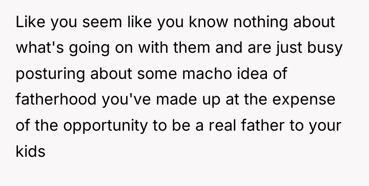 Like you seem like you know nothing about what's going...