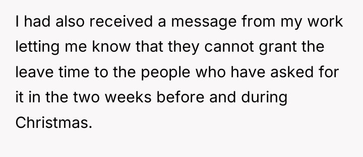 I had also received a message from my work letting...