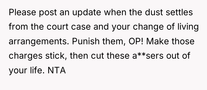 Please post an update when the dust settles from the...
