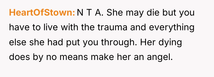 HeartOfStown N T A. She may die but you have...