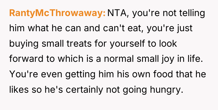 RantyMcThrowaway NTA, you're not telling him what he can and...