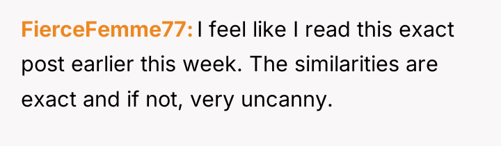 FierceFemme77 I feel like I read this exact post earlier...