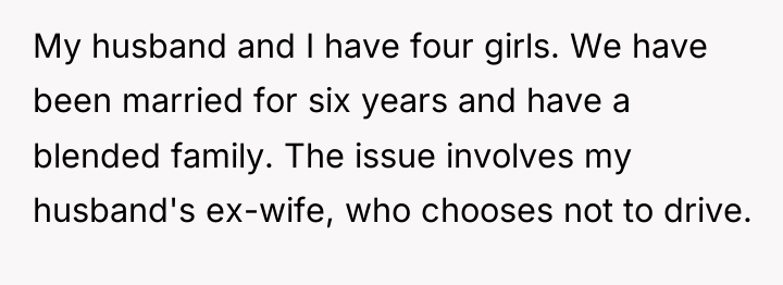 My husband and I have four girls. We have been...