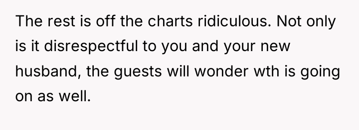 The rest is off the charts ridiculous. Not only is...