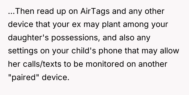 ...Then read up on AirTags and any other device that...