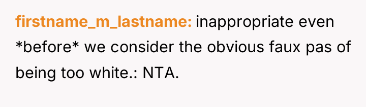 firstname_m_lastname inappropriate even *before* we consider the obvious faux pas...