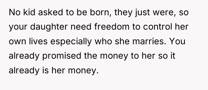 No kid asked to be born, they just were, so...