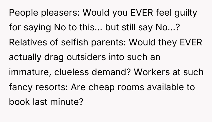 People pleasers: Would you EVER feel guilty for saying No...