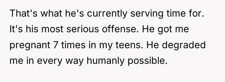 That's what he's currently serving time for. It's his most...