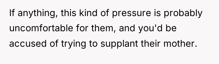 If anything, this kind of pressure is probably uncomfortable for...