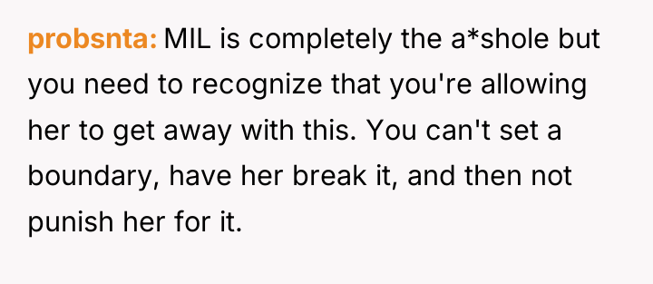 probsnta MIL is completely the a*shole but you need to...
