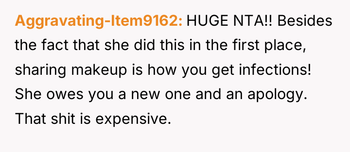 Aggravating-Item9162 HUGE NTA!! Besides the fact that she did this...