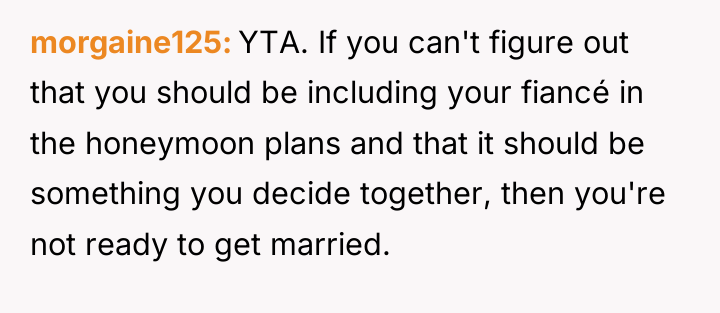 morgaine125 YTA. If you can't figure out that you should...