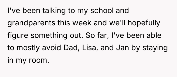 I've been talking to my school and grandparents this week...