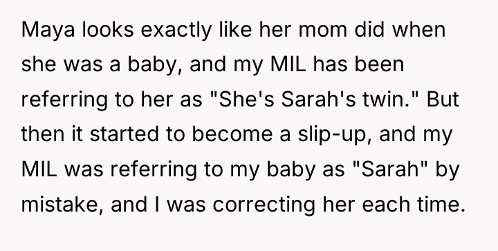 Maya looks exactly like her mom did when she was...