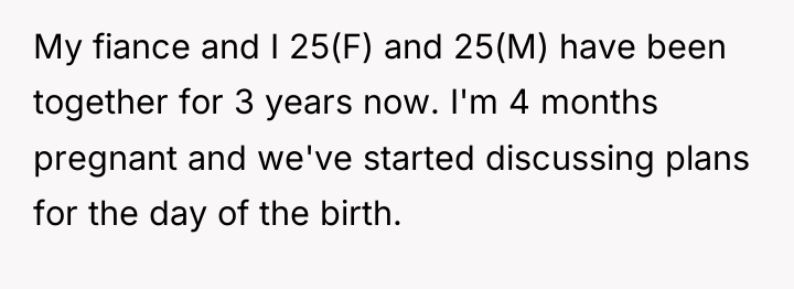 My fiance and I 25(F) and 25(M) have been together...