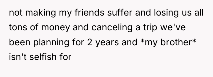 not making my friends suffer and losing us all tons...