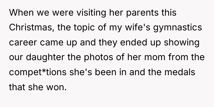 When we were visiting her parents this Christmas, the topic...
