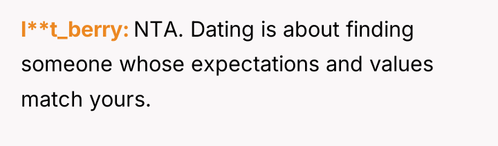 l**t_berry NTA. Dating is about finding someone whose expectations and...