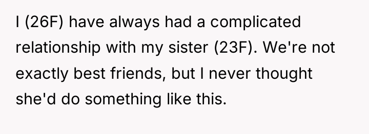 I (26F) have always had a complicated relationship with my...