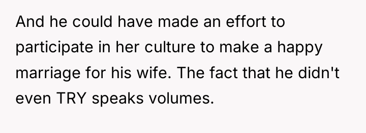 And he could have made an effort to participate in...
