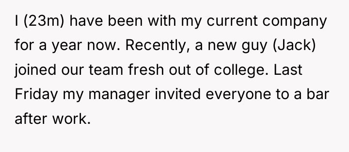 I (23m) have been with my current company for a...