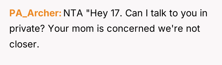 PA_Archer NTA "Hey 17. Can I talk to you in...