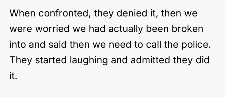 When confronted, they denied it, then we were worried we...