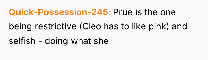 Quick-Possession-245 Prue is the one being restrictive (Cleo has to...