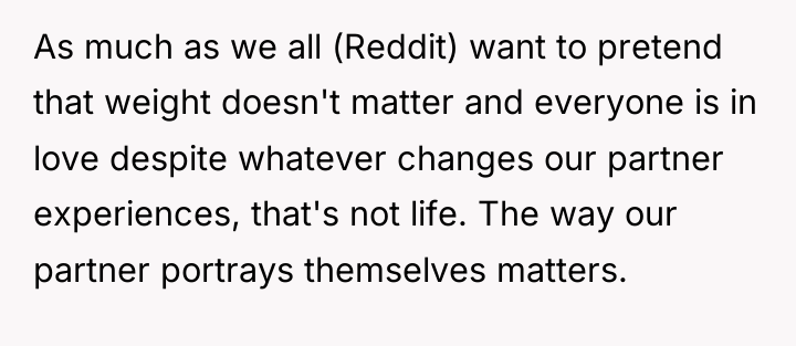As much as we all (Reddit) want to pretend that...