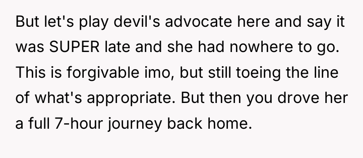 But let's play devil's advocate here and say it was...