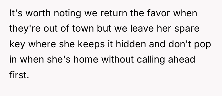 It's worth noting we return the favor when they're out...