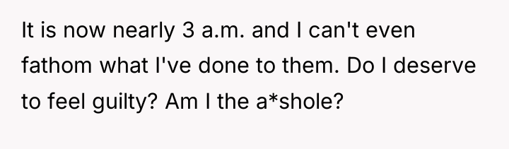 It is now nearly 3 a.m. and I can't even...