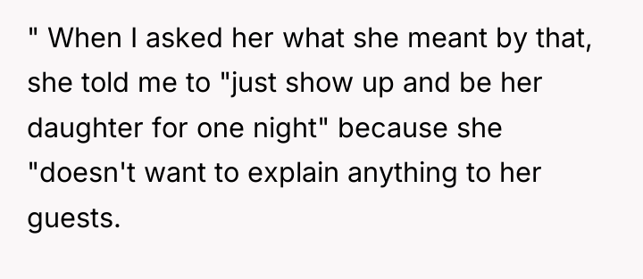 " When I asked her what she meant by that,...