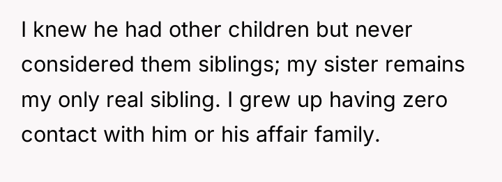 I knew he had other children but never considered them...