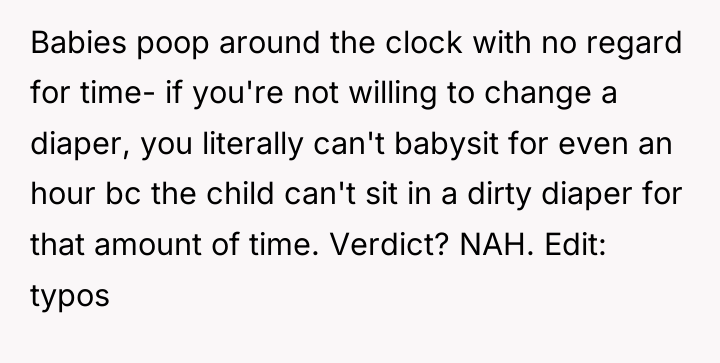 Babies poop around the clock with no regard for time-...