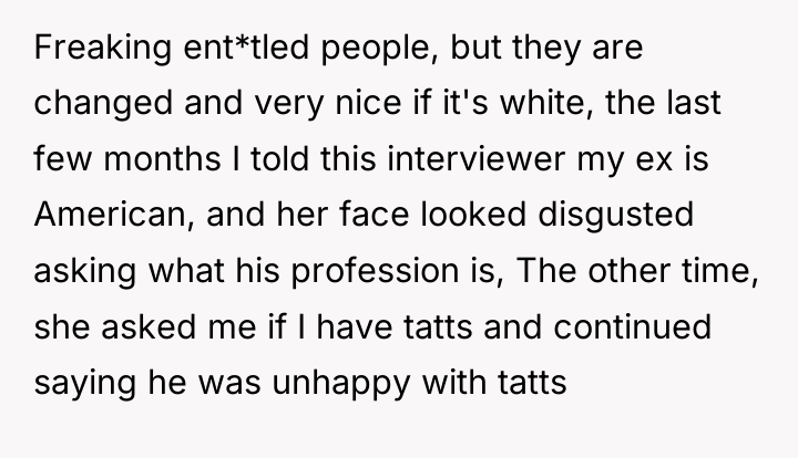 Freaking ent*tled people, but they are changed and very nice...