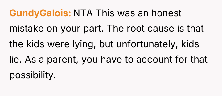 GundyGalois NTA This was an honest mistake on your part....