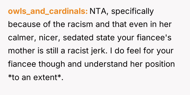owls_and_cardinals NTA, specifically because of the racism and that even...