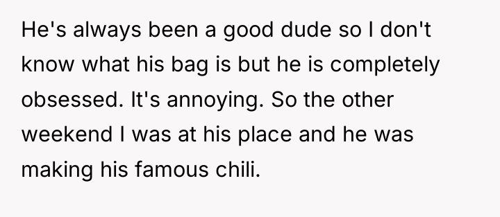 He's always been a good dude so I don't know...