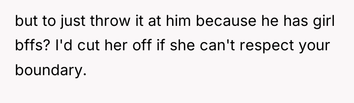 but to just throw it at him because he has...